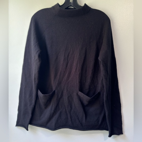Allure Women's 100% Cashmere Black Sweater Sz XS - Picture 2 of 13